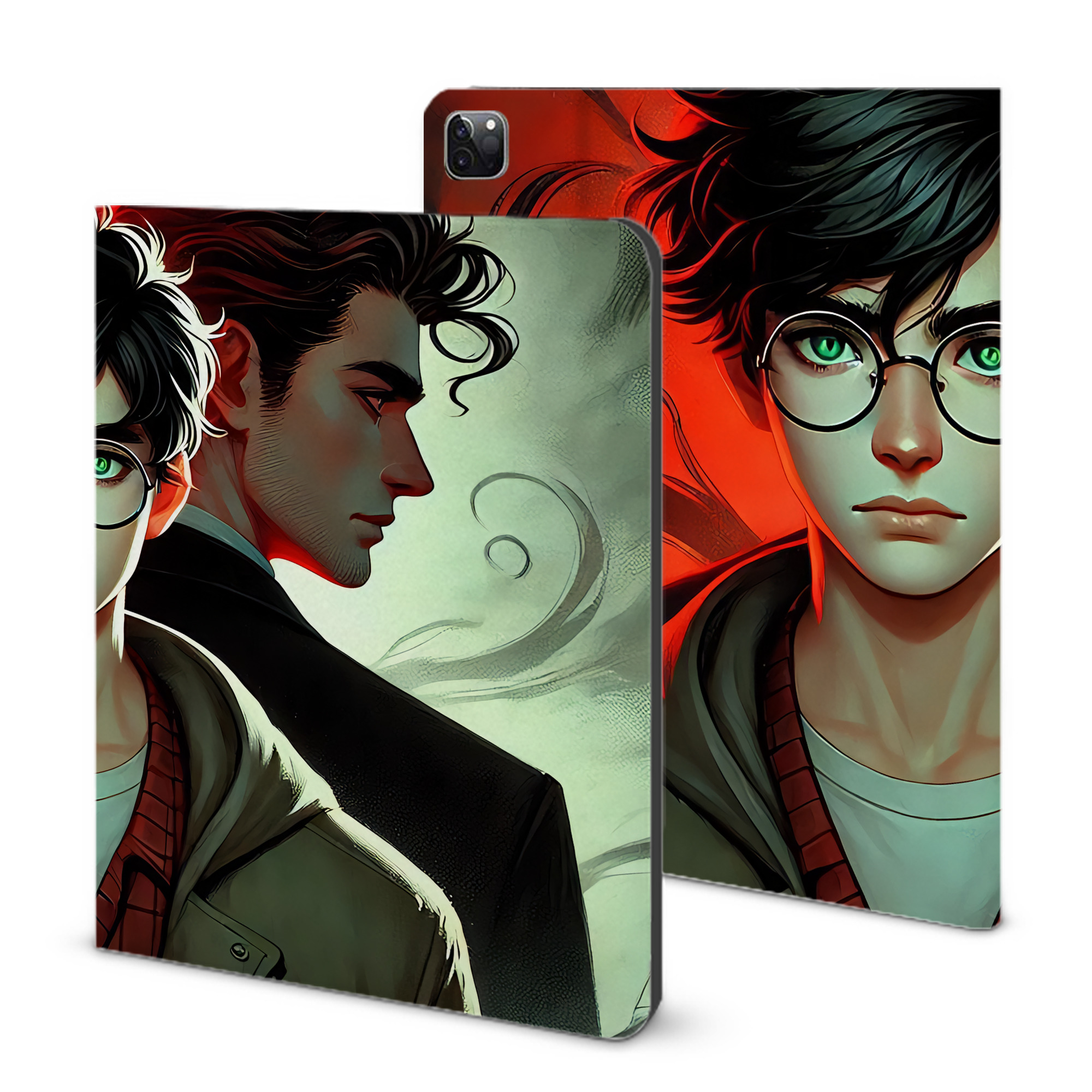 （画像用） Harry Potter ハリー・ポッターシリーズ IPad ケース ブック型 PUレザー TPU 耐衝撃 軽量 薄型 ペン収納なし 全面保護 IPad 各モデル対応